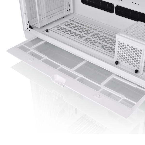 Kućište Thermaltake CTE C750 TG ARGB Snow, Full Tower, kaljeno staklo, bez napajanja, E-ATX, bijelo - Slika 6