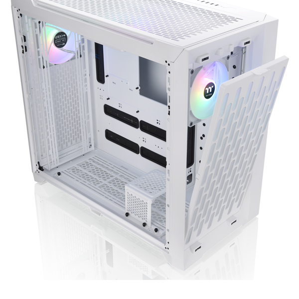 Kućište Thermaltake CTE C750 TG ARGB Snow, Full Tower, kaljeno staklo, bez napajanja, E-ATX, bijelo - Slika 7