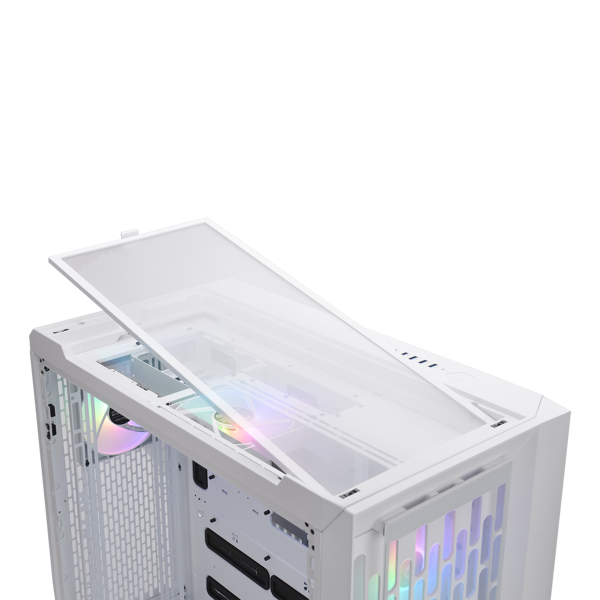 Kućište Thermaltake CTE C750 TG ARGB Snow, Full Tower, kaljeno staklo, bez napajanja, E-ATX, bijelo - Slika 8