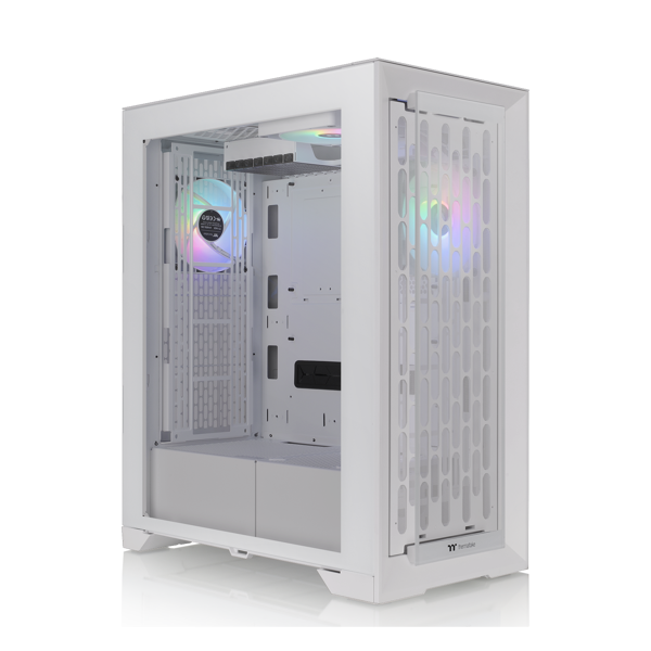 Kućište Thermaltake CTE T500 TG ARGB Snow, Full Tower, kaljeno staklo, bez napajanja, E-ATX, bijelo - Slika 1