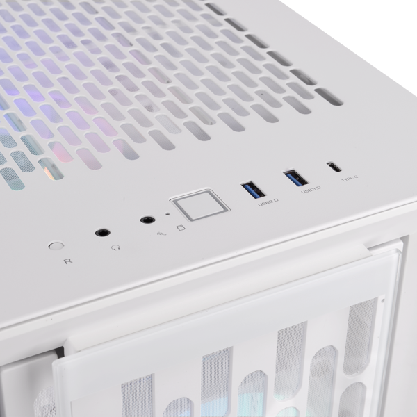 Kućište Thermaltake CTE T500 TG ARGB Snow, Full Tower, kaljeno staklo, bez napajanja, E-ATX, bijelo - Slika 4