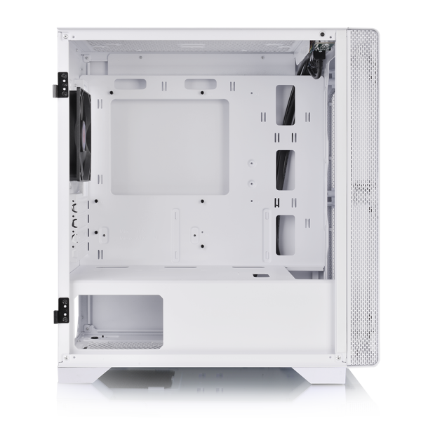 Kućište Thermaltake S100 TG Snow, Micro tower, kaljeno staklo, bez napajanja, Micro ATX, bijelo - Slika 2