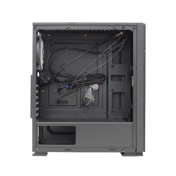 Kućište White Shark GCC-2103 Panzer, Midi tower, akril, bez napajanja, ATX, RGB, crno - Slika 2