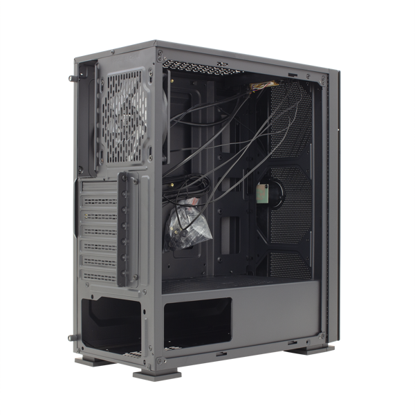 Kućište White Shark GCC-2103 Panzer, Midi tower, akril, bez napajanja, ATX, RGB, crno - Slika 3