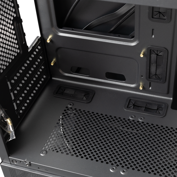 Kućište White Shark GCC-2304 Torpedo, Midi tower, kaljeno staklo, bez napajanja, Micro ATX, crno - Slika 5