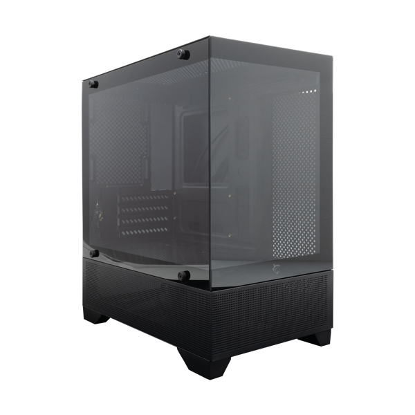 Kućište White Shark GCC-2304 Torpedo, Midi tower, kaljeno staklo, bez napajanja, Micro ATX, crno - Slika 1