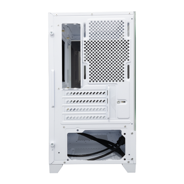 Kućište White Shark GCC-2304 Torpedo Vector, Midi tower, kaljeno staklo, bez napajanja, Micro ATX, bijelo - Slika 2