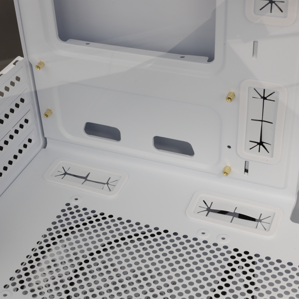 Kućište White Shark GCC-2304 Torpedo Vector, Midi tower, kaljeno staklo, bez napajanja, Micro ATX, bijelo - Slika 3