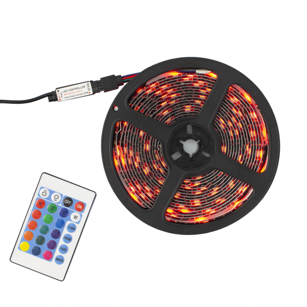 LED traka White Shark LED-05 Helios, 5.0m, s daljinskim, RGB - Slika 2