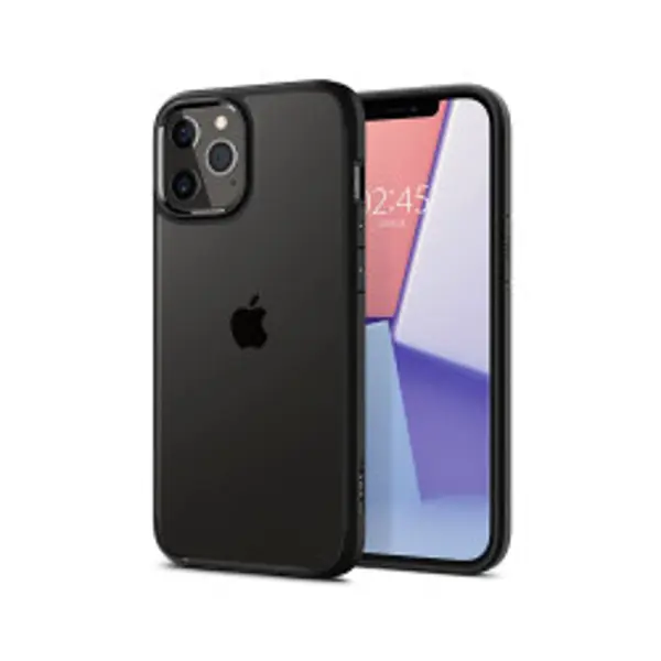 Maskica za mobitel Spigen Ultra Hybrid, za Apple iPhone 12 Pro, crna - Slika 1