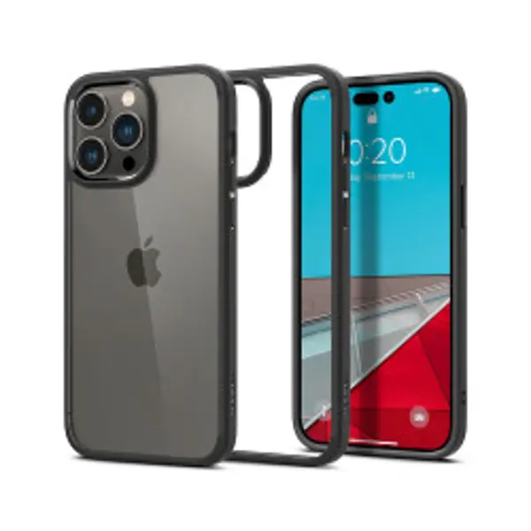 Maskica za mobitel Spigen Ultra Hybrid, za Apple iPhone 14 Pro Max, crna - Slika 1