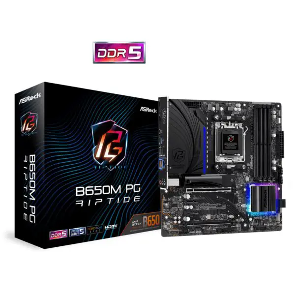 Matična ploča ASRock B650M PG Riptide, AMD AM5, Micro ATX - Slika 1