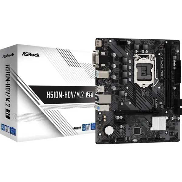 Matična ploča ASRock H510M-HDV/M.2 SE, Intel LGA1200, Micro ATX - Slika 1