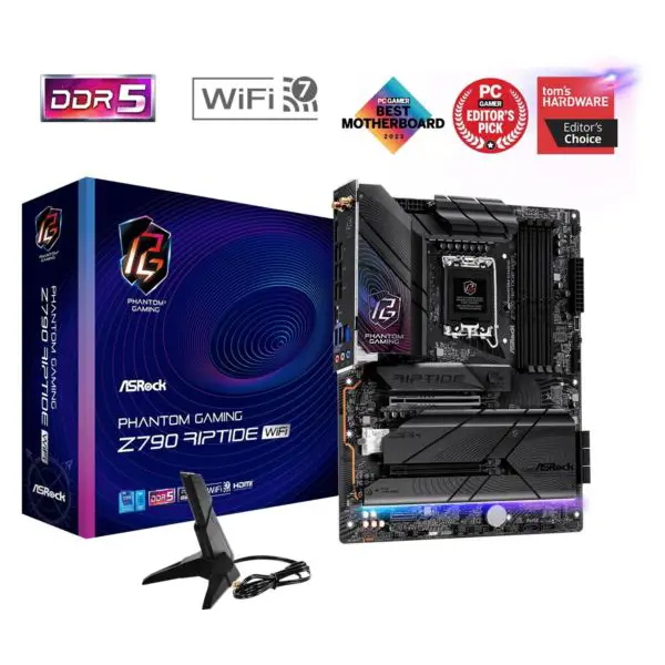 Matična ploča ASRock Z790 Riptide WiFi DDR5, Intel LGA1700, WiFi, Bluetooth, ATX - Slika 1