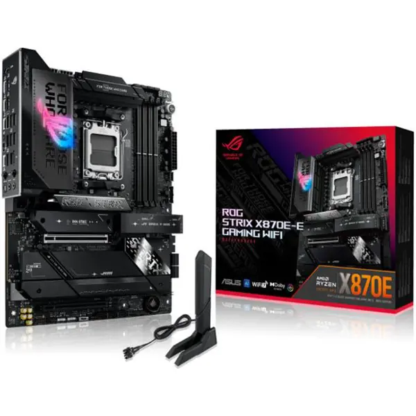 Matična ploča Asus ROG Strix X870E-E Gaming WiFi, AMD AM5, WiFi, Bluetooth, ATX - Slika 1