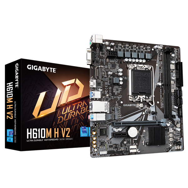 Matična ploča Gigabyte H610M H V2 DDR5, Intel LGA1700, Micro ATX - Slika 1