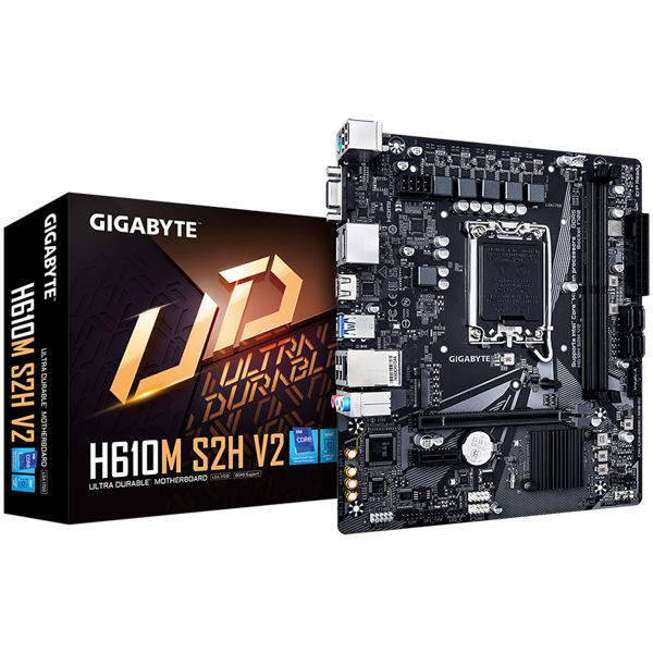 Matična ploča Gigabyte H610M S2H V2 DDR5, Intel LGA1700, Micro ATX - Slika 1