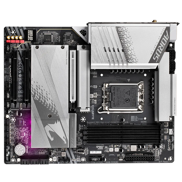 Matična ploča Gigabyte Z790 Aorus Elite AX-W DDR5, Intel LGA1700, WiFi, Bluetooth, ATX - Slika 4