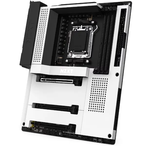 Matična ploča NZXT N7 B650E, AMD AM5, WiFi, Bluetooth, ATX, bijela - Slika 1