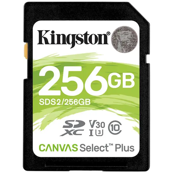 Memorijska kartica Kingston Canvas Select Plus, SDXC, HC Class 10, 256GB - Slika 1