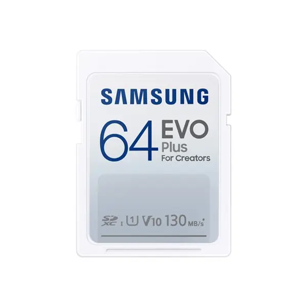 Memorijska kartica Samsung EVO Plus, SDXC, HC Class10, 64GB - Slika 1