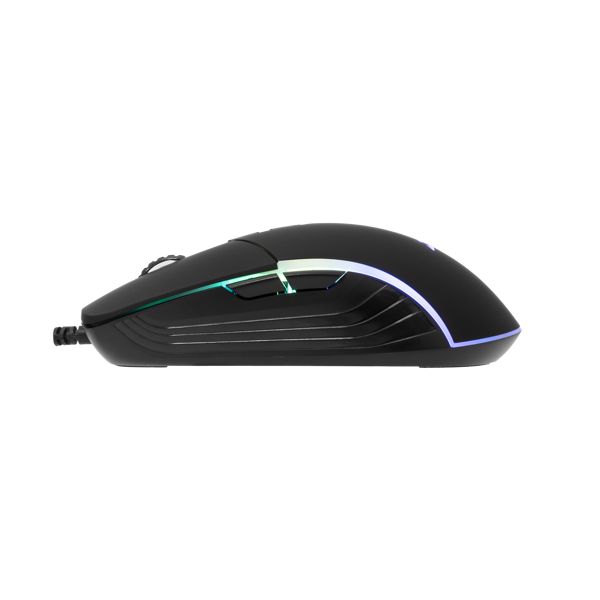 Miš Baracuda BGM-011 Nautilus, žičani, gaming, 12800DPI, RGB, crni - Slika 4