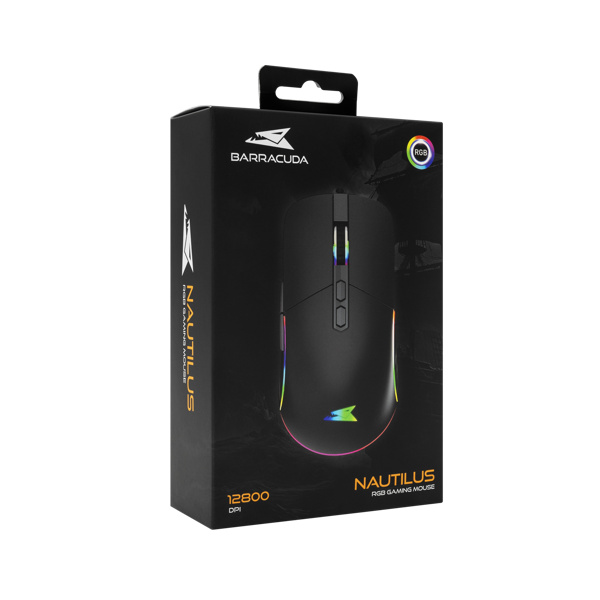 Miš Baracuda BGM-011 Nautilus, žičani, gaming, 12800DPI, RGB, crni - Slika 7