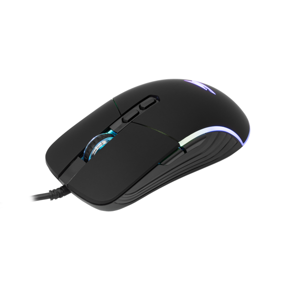 Miš Baracuda BGM-011 Nautilus, žičani, gaming, 12800DPI, RGB, crni - Slika 3