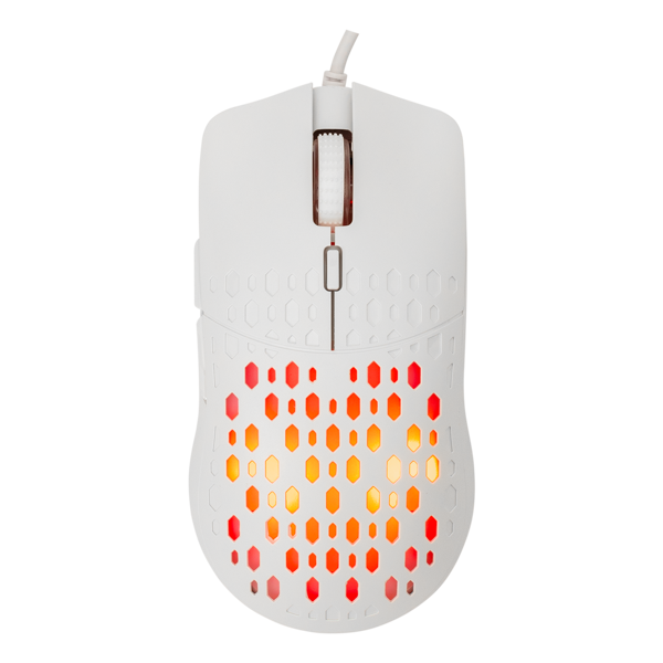 Miš Baracuda BGM-022 Octopus, žičani, gaming, 3600DPI, LED, bijeli - Slika 1