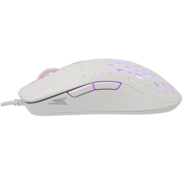 Miš Baracuda BGM-022 Octopus, žičani, gaming, 3600DPI, LED, bijeli - Slika 4