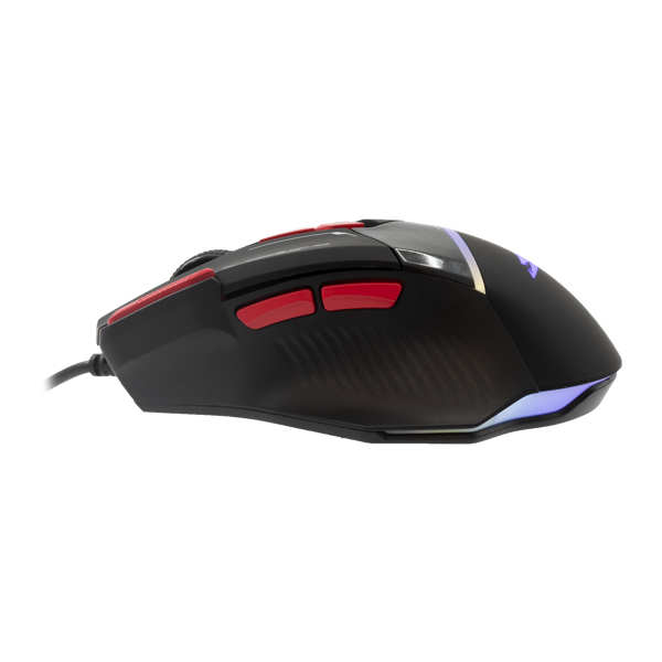 Miš Baracuda BGM-041 Manta, žičani, gaming, 12800DPI, RGB, crni - Slika 5