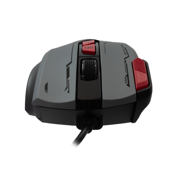 Miš Baracuda BGM-047 Manta, žičani, gaming, 12800DPI, RGB, sivi - Slika 2