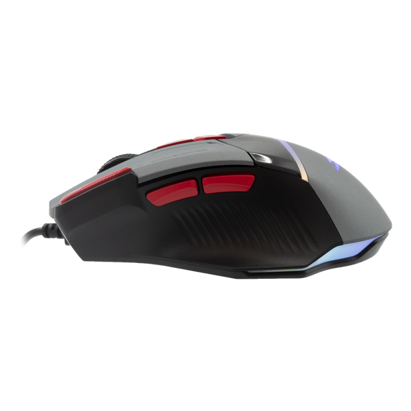 Miš Baracuda BGM-047 Manta, žičani, gaming, 12800DPI, RGB, sivi - Slika 5