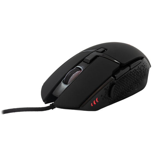 Miš Baracuda BGM-051 Raptor, žičani, gaming, 6400DPI, LED, crni - Slika 4