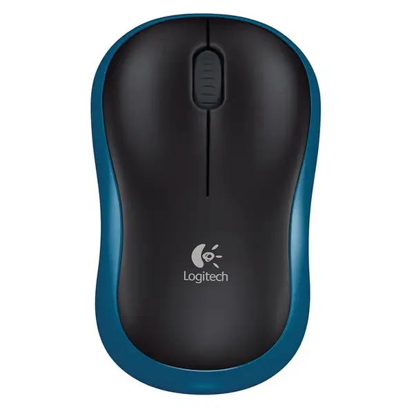 Miš Logitech M185, bežični, 1000 DPI, 2.4 GHz, 10m domet, plavi - Slika 1