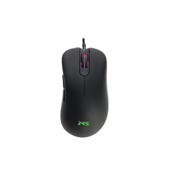 Miš MS Nemesis C325, žičani, gaming, 6400DPI, RGB, crni - Slika 1