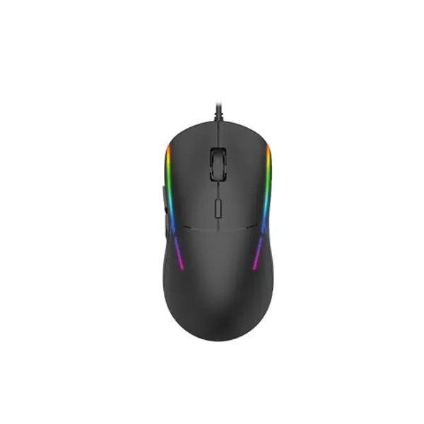 Miš MS Nemesis C375, žičani, gaming, 7200DPI, RGB, crni - Slika 1