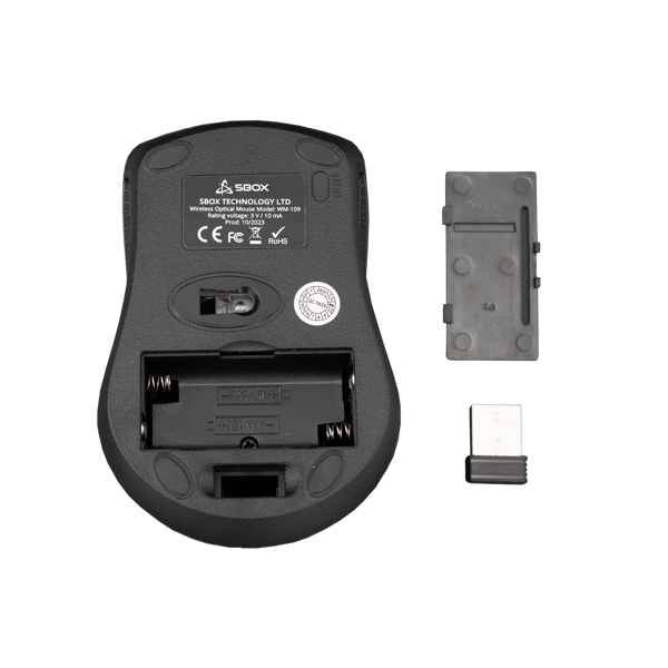 Miš SBOX WM-109, bežični, plavi - Slika 5