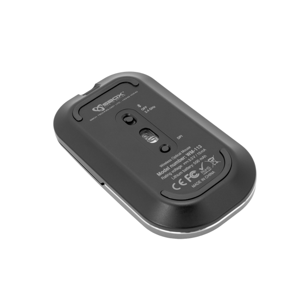 Miš SBOX WM-113, bežični, sivi - Slika 6