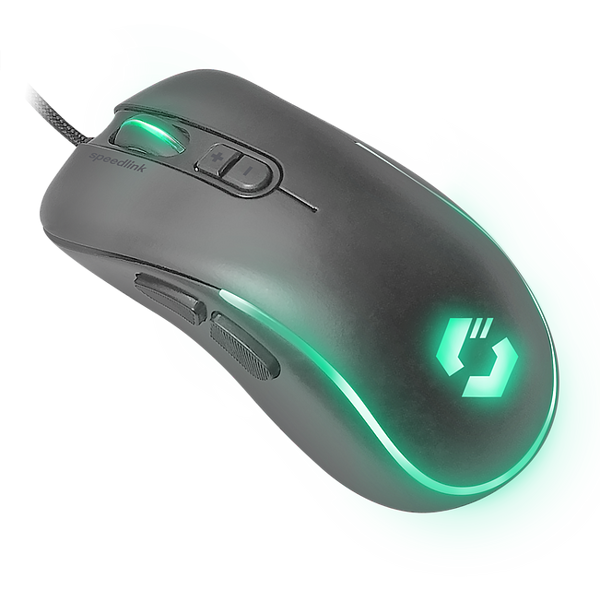 Miš Speedlink Assero, žičani, gaming, 6400DPI, LED, crni - Slika 2