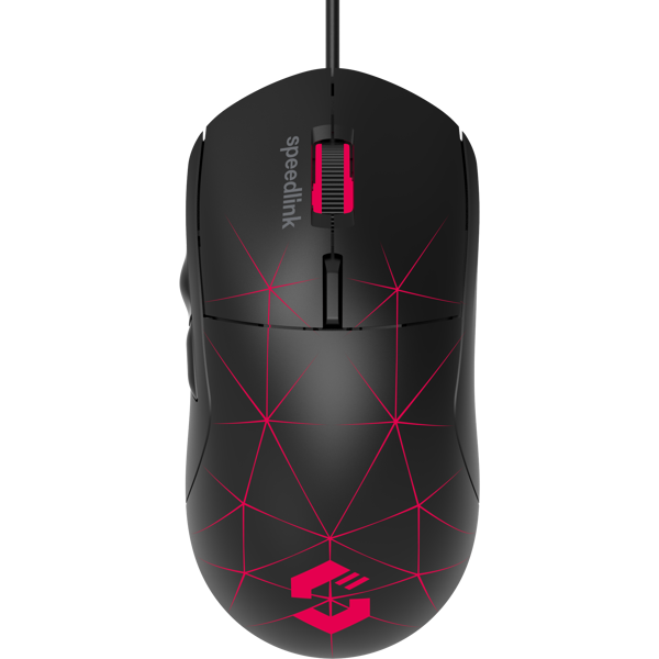 Miš Speedlink Corax, žičani, gaming, 3200DPI, RGB, crni - Slika 1