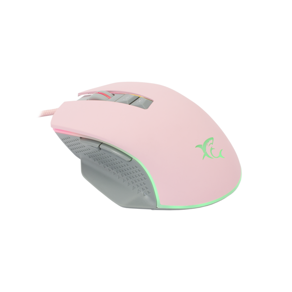 Miš White Shark GM-5009 Gareth, žičani, gaming, 6400DPI, RGB, rozi - Slika 2