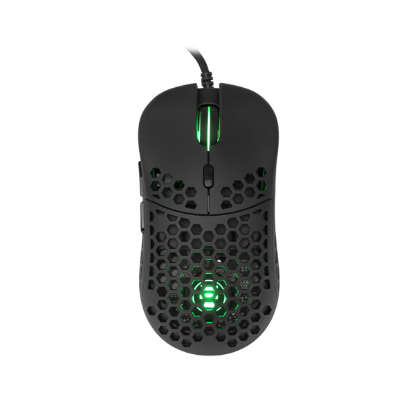 Miš White Shark Premium Line ESL-M4 Naginata, žičani, gaming, 16000DPI, RGB, crni - Slika 2