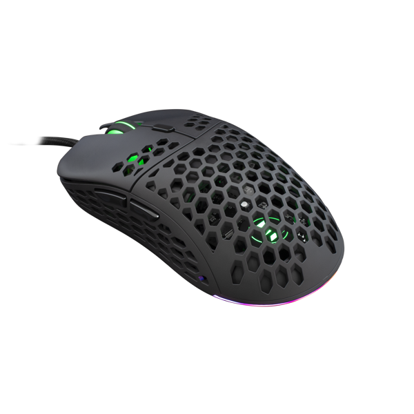 Miš White Shark Premium Line ESL-M4 Naginata, žičani, gaming, 16000DPI, RGB, crni - Slika 4