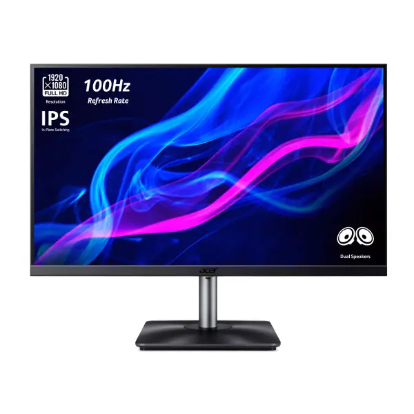 Monitor Acer 23.8" Vero RS242Y, UM.QR2EE.013, IPS, AMD FreeSync 100Hz, 1ms, VGA, HDMI, Zvučnici, Full HD - Slika 1