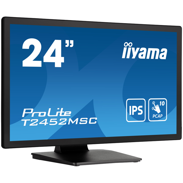 Monitor Iiyama 23.8" ProLite T2452MSC-B1, IPS, HDMI, DP, 2xUSB 3.2, Zvučnici, Touch, Full HD - Slika 2
