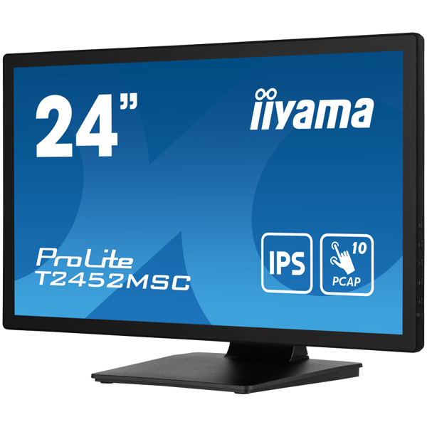 Monitor Iiyama 23.8" ProLite T2452MSC-B1, IPS, HDMI, DP, 2xUSB 3.2, Zvučnici, Touch, Full HD - Slika 3