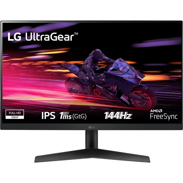 Monitor LG 23.8" 24GN60R-B, IPS, gaming, AMD FreeSync Premium 144Hz, 1ms (GTG), HDR10, HDMI, DP, Full HD - Slika 1