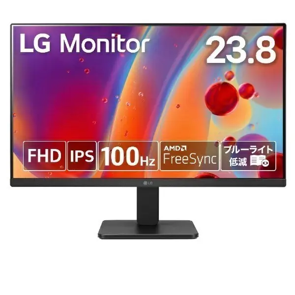 Monitor LG 23.8" 24MR400-B, IPS, AMD FreeSync 100Hz, VGA, HDMI, Full HD - Slika 1