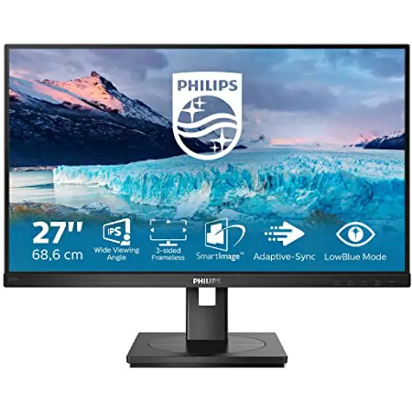 Monitor Philips 27" 272S1AE, IPS, Adaptive-Sync 75Hz, VGA, DVI, HDMI, DP, Pivot, Zvučnici, Full HD - Slika 1